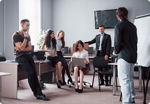Business team meeting